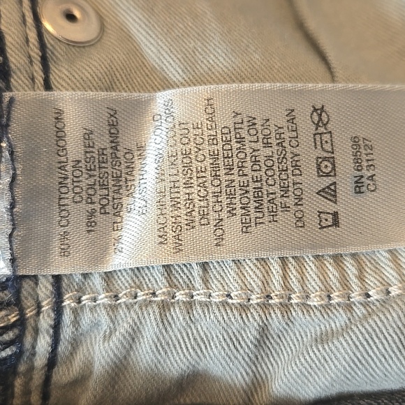 DKNY Jeans Women's Straight Leg Dark Blue Jeans Size 10x30 - Picture 10 of 10